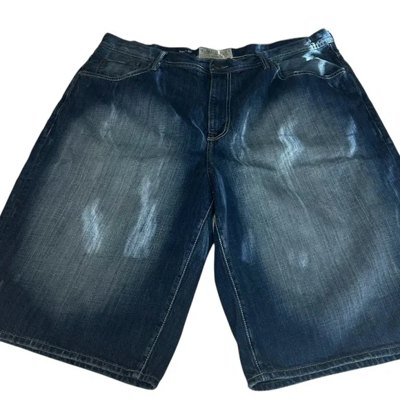 Ecko Unlimited Green Camouflage Jean Y2K Shorts